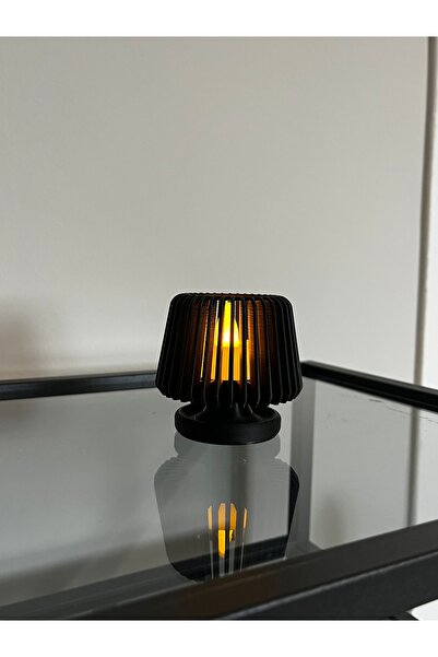 Ossa Dekoratif Modern Led Mumluk Tealight 7x7.5 cm (TEK ADET)