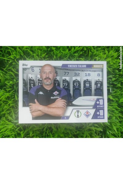 Topps فينشينزو إيطاليانو مدرب فيورنتينا ماتش أتيكس