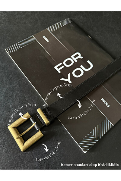 Fiori Cureaua antică pentru femei cu cataramă pătrată, curea pentru pantaloni...