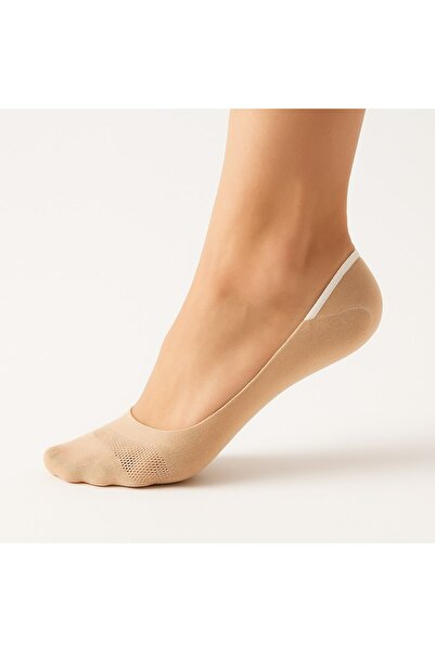 Plus Scorpion Γυναικείες αόρατες κάλτσες μπαλαρίνας μικτών χρωμάτων – Αντιολισθητικές με σιλικόνη, αναπνεύσιμες κάλτσες μπαλαρίνας