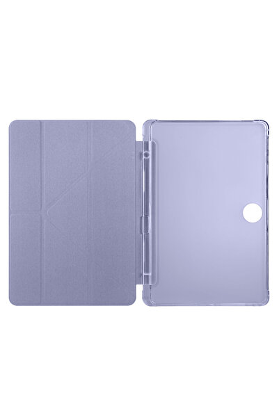 Nezih Case Honor Pad 9 2024 12.1 Inch Compatible Trifolding Soft Silicone Case with Pen Compartment Back