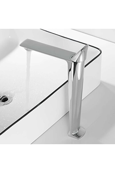 OEM Alan high washbasin faucet, chrome silver, code 87808H-C