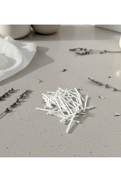 Velura 3cm %100 Pamuk Mumlanmış Mum Fitili 100 Adet