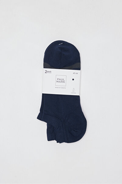 PAULMARK Men's 2-Pack Booties Socks