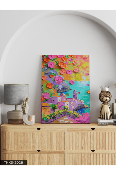 Evinemoda Jednodijelni cvetni platno - Slika na platnu sa cvećem