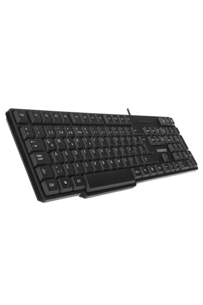 Everest KB-517U Siyah 2MT Bakır Kablolu USB Q Standart Klavye