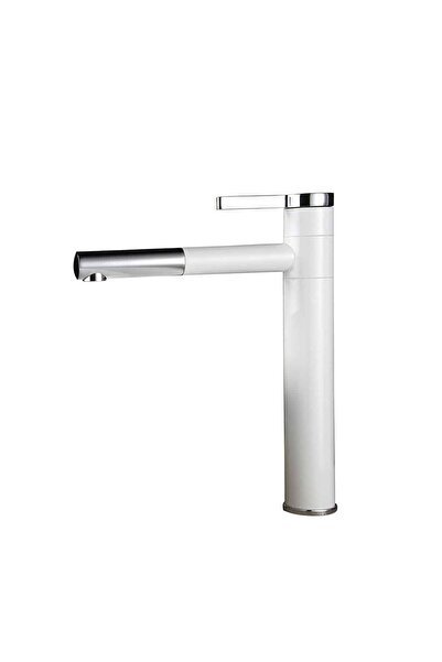 OEM Max high basin faucet, white-silver, code 84023H-W