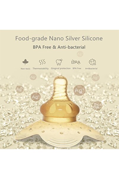 Generic Bovoworld Nipple Shields for Breastfeeding with Sterile Storage Case, 2 Pack, Transparent