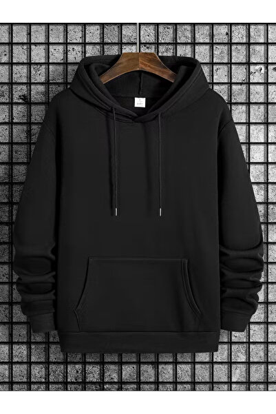 Marco Fresco Unisex Compass Star and Wing Printed Hooded Cotton Sweatshirt