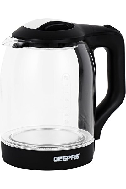 Geepas Illuminating Glass Kettle, 1.8L Cordless, 1500W