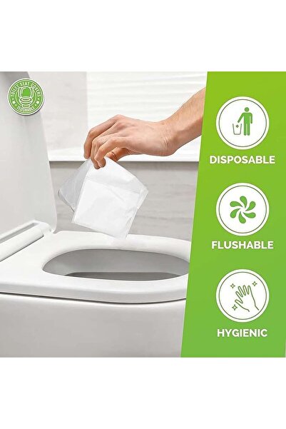 Generic 100 Toilet Seat Covers - Al-Mikoz Disposable Travel Covers for Adults & Children (Biodegradable)