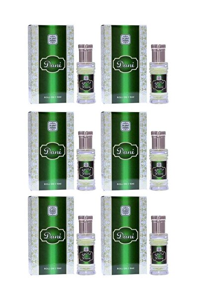 Naseem Dani Perfume Oil Roll-On for Men & Women - 6ml (Pack of 6)