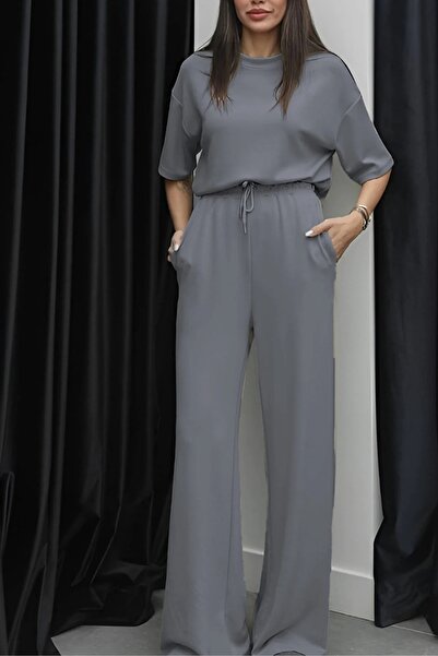 ruNadeS Women's Short Sleeve Combed Cotton Lycra Full Stretchy High Waist Suit