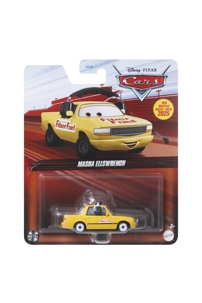 mattel Μεταλλικό Αυτοκινητάκι Παιχνίδι, - Cars 3 Masha Ellswrench (Κίτρινο)