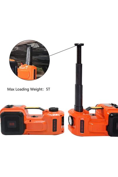 genernic Electric Car Jack 5 Ton 12V Hydraulic with Tire Inflator Pump and LED Light