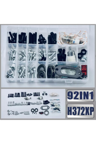 Farmertec Set 92 buc accesorii, piulite si suruburi drujba Husqvarna 365, 371...