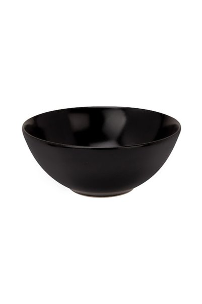 Cosy & Trendy Bol ceramic negru, Ø16 x 6,8 cm Venus