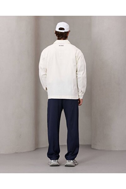 TÜZeMEN Yüz Printed Snap Button Shirt Jacket