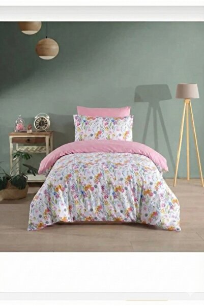 karanihome طقم غطاء لحاف مطاطي بنمط زهور لشخص واحد