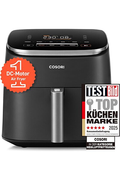 COSORI TurboBlaze Airfryer XXL 6L – 9-in-1 Akıllı Hızlı Pişirme | DC Motor, 5...