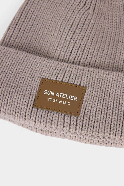 DeFacto C7149Axgr316 Gray Men's Woven Label Beret