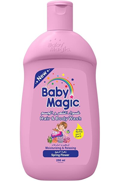 Baby Magic Gentle Hair & Body Wash 250 ml - Spring Flower