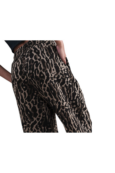 Nike Women's tracksuit bottoms w nsw phnx flc hr os aop pnt leopard print tracksuit bottoms