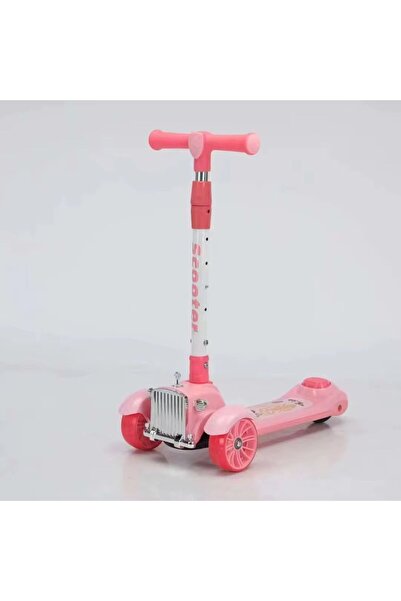 Generic Children's three-wheel scooter with sporty design and attractive colors for safe and fun movement