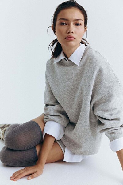 H&M سويت شيرت كبير الحجم