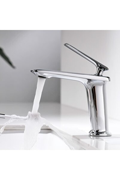 TORIS short basin faucet, chrome finish, code 87809S-C