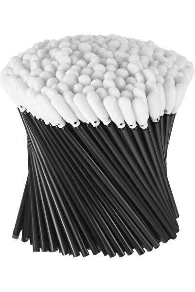 Generic أعواد تنظيف إسفنجية من سيوسي، ١٠٠ قطعة، خالية من الوبر