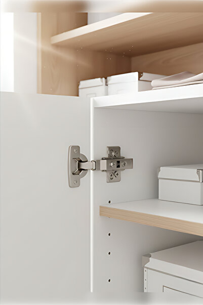 MH MiniHediye 2-Piece Hanaks Furniture Cabinet Door Hinge Flat Tas Hinge (1 PAIR) 2Pcs