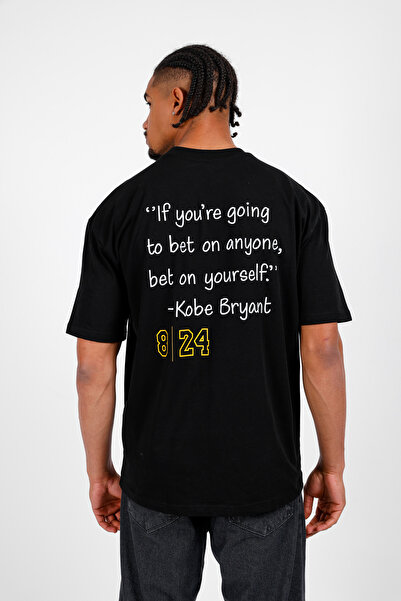 iconology Kobe Bryant Ön ve Arka Baskılı Oversize T-Shirt