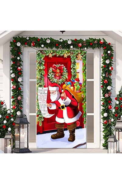 PROMISEBACKDROP2 190X75Cm Elastic Door Decoration, Fabric Door Dressing, Chri...
