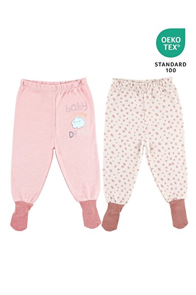 Mother Love 70% بامبو 30% قطن، طقم من جواربين (قطعتان) بجزء سفلي واحد، للأعمار من 3 إلى 36 شهرًا