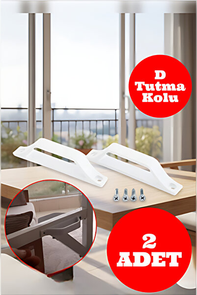 MH MiniHediye Pimapen PVC Pencere Kapı Sineklik Kolu Plastik D Tutucu Tutamağ...