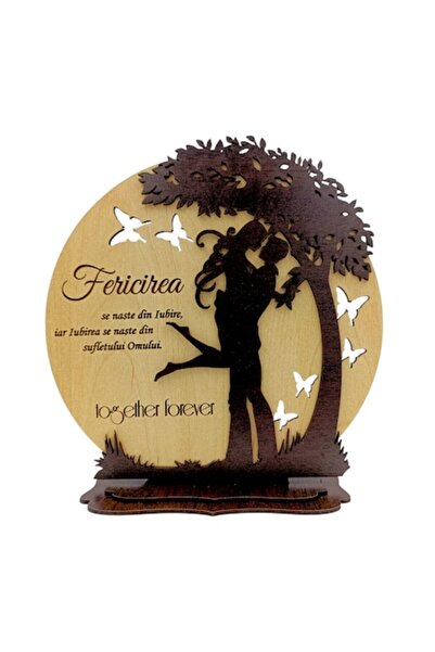 OEM Wooden decoration 'Happiness is born...!' – Gift for Wife/Girlfriend, 20 ...