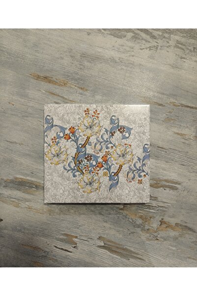 VERA SANAT كتاب الرسم الفني ويليام موريس الأزرق، غلاف صلب، غلاف مقوى، 14 × 15...