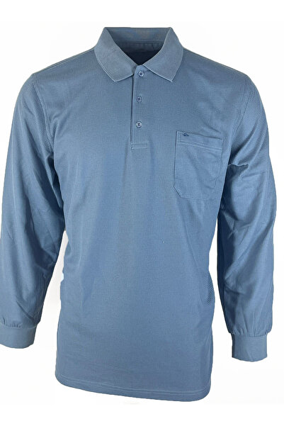 DYNAMO Polo Collar Pique Woven Sweatshirt