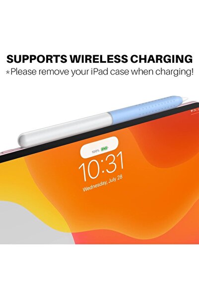 genernic Apple Pencil (2nd Gen) Silicone Case – Ultra-Thin Dual-Color, Magnetic Charging & Double-Tap Compa