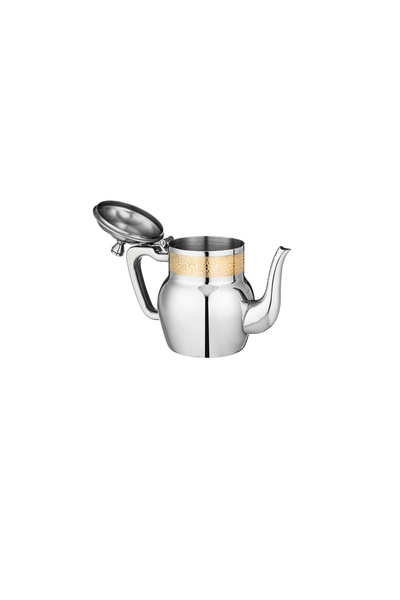 SQUALO ✨ 0.7L Stainless Steel Teapot with Gold Accents – Elegance that complements your tea ritual! ✨