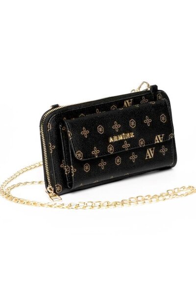 Armine 268 Women's Handbag Black Printed