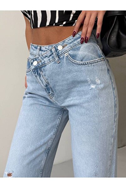 DENİKK ΜΟΝΤΕΡΝΟ ΕΙΔΙΚΟ ΣΧΕΔΙΟ ΤΖΙΝ ΠΑΝΤΕΛΟΝΙ ΜΕ ΨΗΛΗ ΜΕΣΗ, ΕΦΕΚΤΟ ΧΡΩΜΑΤΙΚΗΣ ...