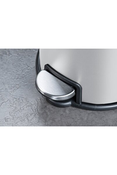 FACKELMANN MILANO 3L waste bin with pedal and internal bucket, for bathroom or small spaces