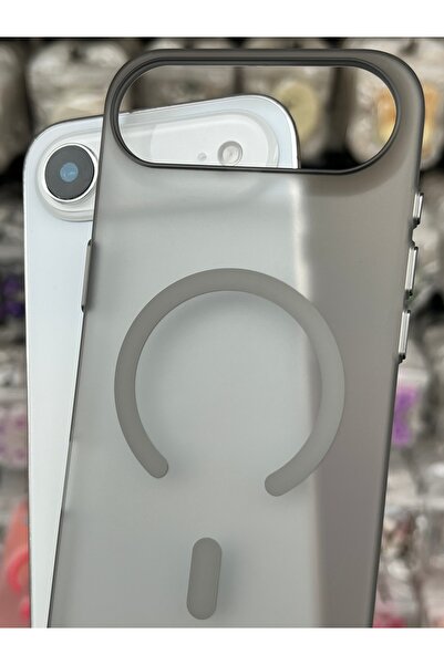 EDELFU Premium iPhone 17 AİR - Buzlu Leke Tutmaz Mat Magsafe Kapak İnce ve Ha...