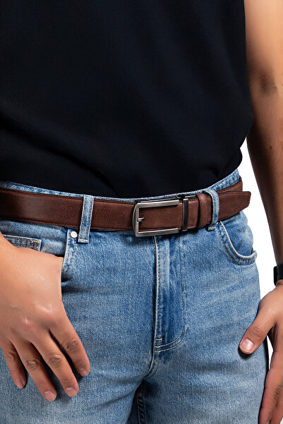 Niki Leather Premium Automatic Stitched Genuine Leather Belt 3.5 cm