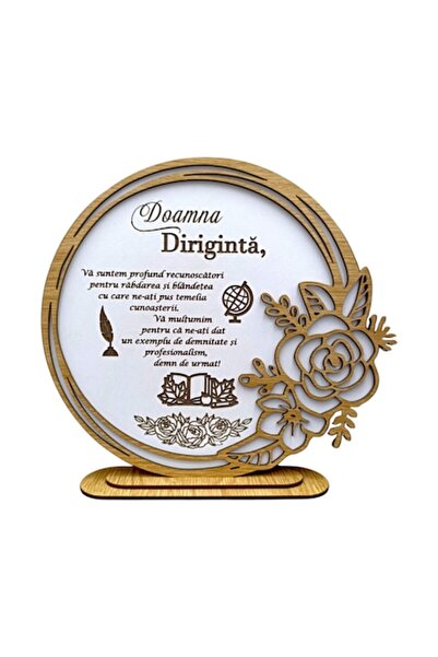 OEM Ramă decorativă cu trandafir, cadou personalizat cu mesaj standard pentru...