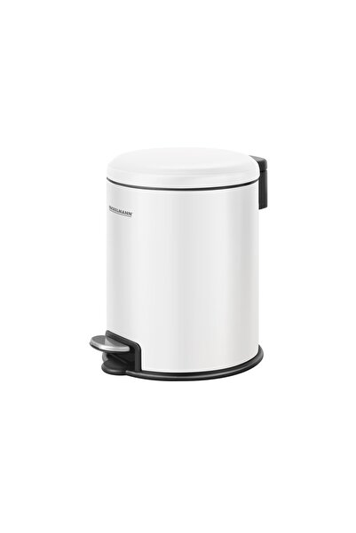 FACKELMANN MILANO 3L waste bin with pedal and internal bucket, for bathroom or small spaces