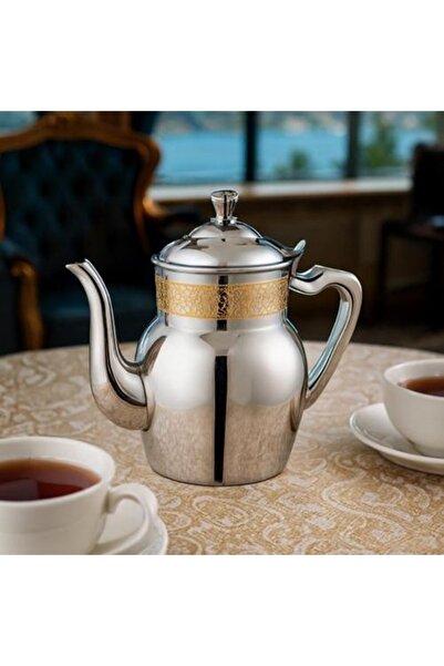SQUALO ✨ 1.36L Stainless Steel Teapot with Gold Accents – Elegance that complements your tea ritual! ✨