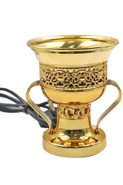 BoSidin بخور عود بخور عربي مبخرة كهربائية حامل ذهبي